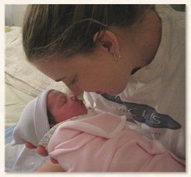 Heather nuzzling Kaitlyn