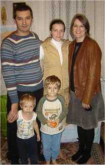 Oksana and Vitaliy, a youth pastor. They were such a lovely couple � very hospitable!